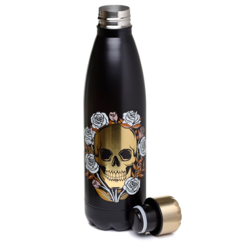 Totenkopf-Rosen-Thermoskanne 500 ml