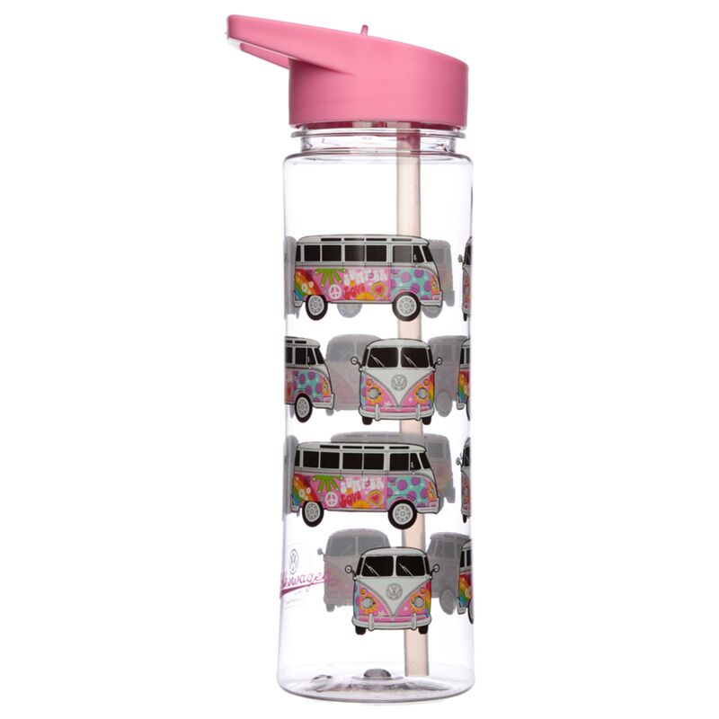 Volkswagen van vw t1 sommer ecozen wasserflasche 550 ml flip strohhalm