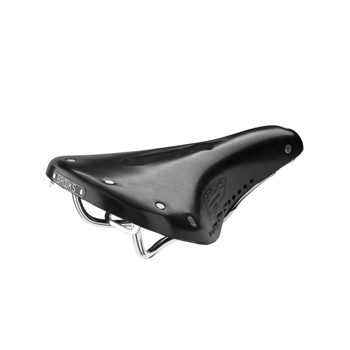 Brooks B17 kurz geschnitzt – schwarz
