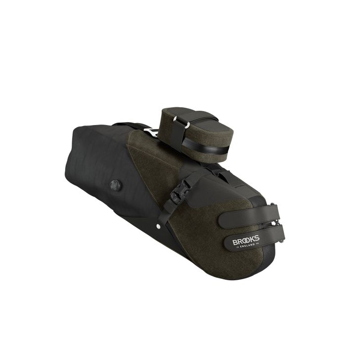 Brooks Scape-Sitztasche (8–10 l) – Schlammgrün