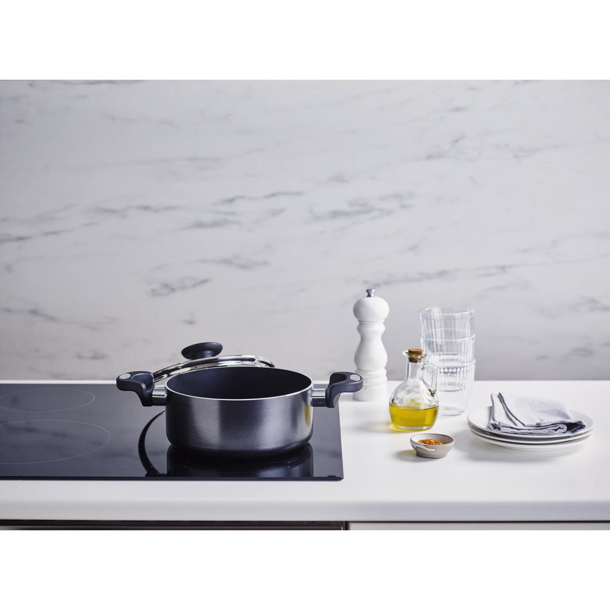 Beka Pro Induktionskochtopf mit Deckel 24 cm