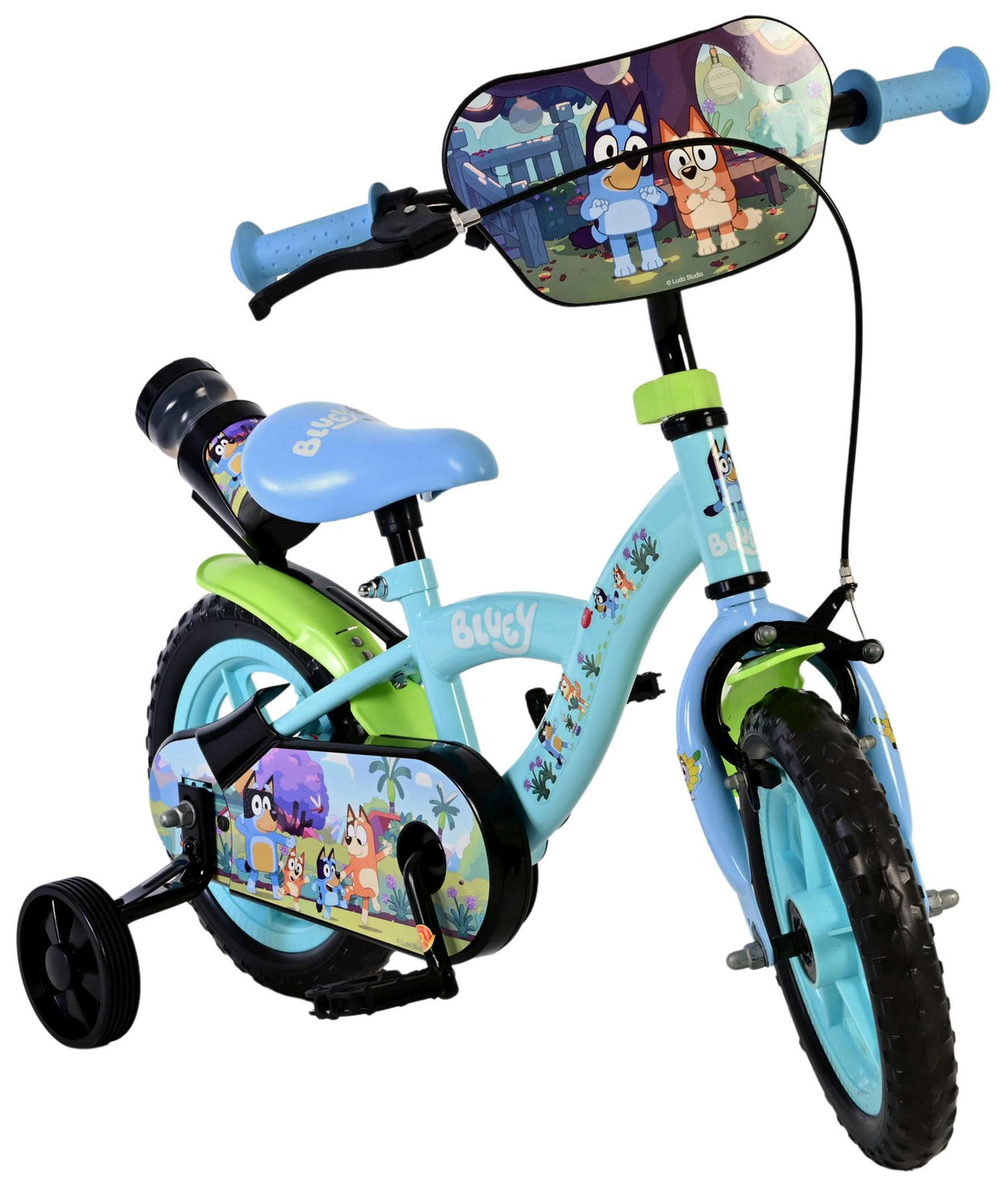 Volare bluey kinderfiets - jongens - mag wheels - 12 inch - blauw
