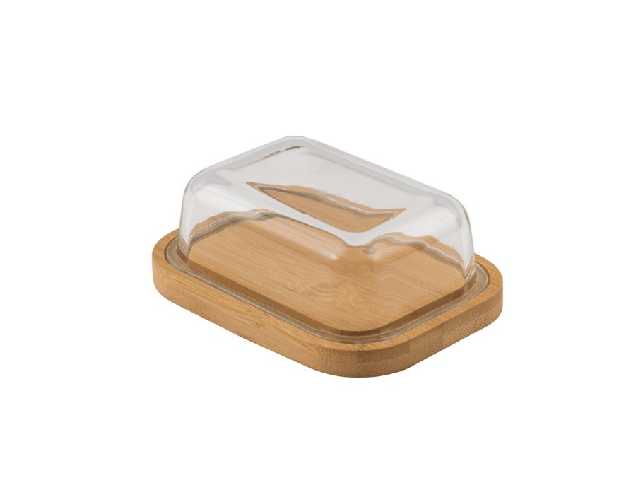 Point Virgule Butterdose mit Glasdeckel