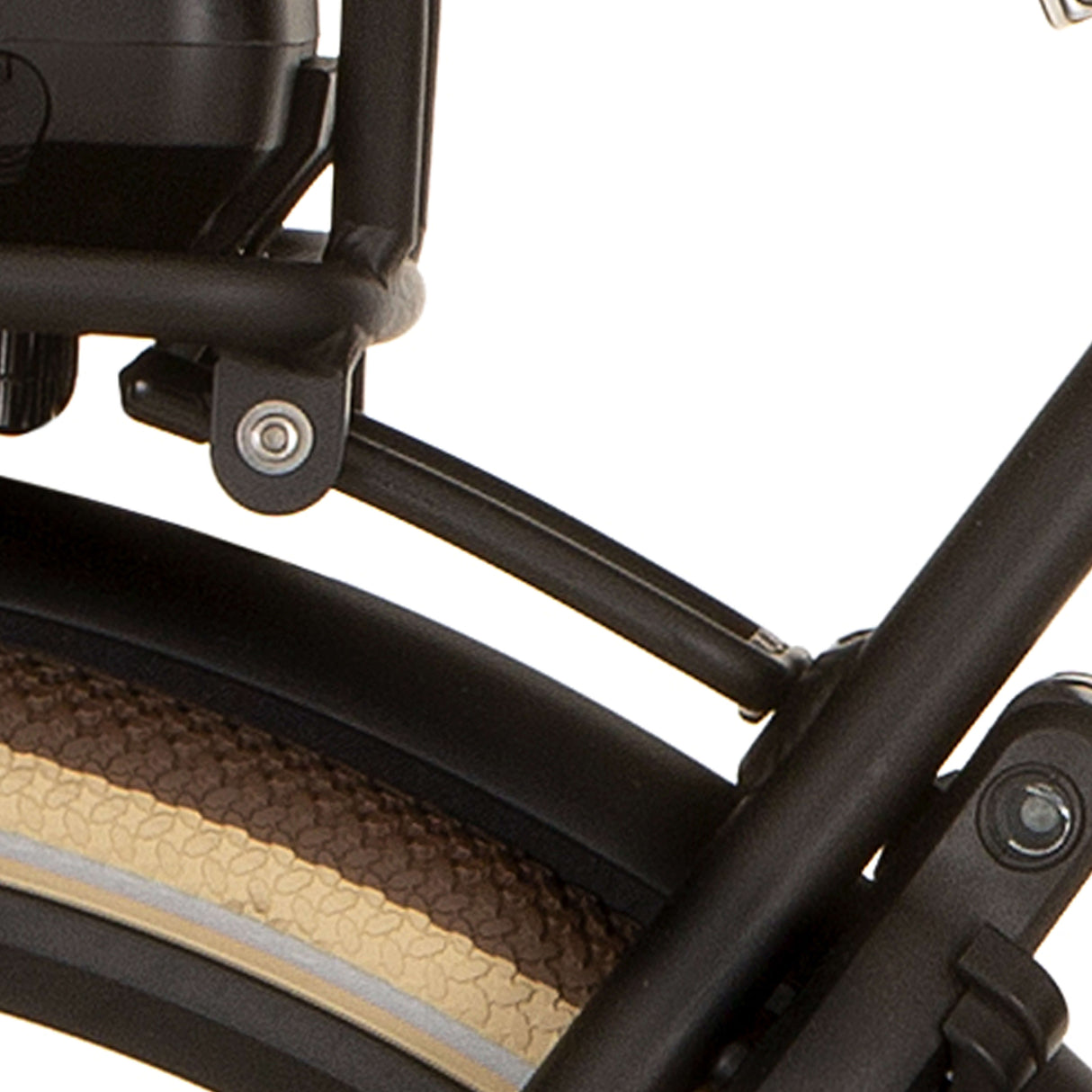 Cortina Achterdrager Klammer 170 mm Bafang Jet Black Matt