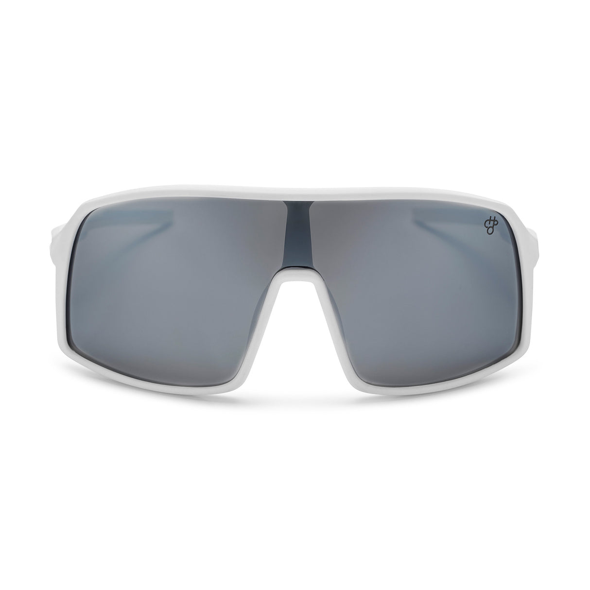Chpo Brille Erica weiß silber verspiegelt