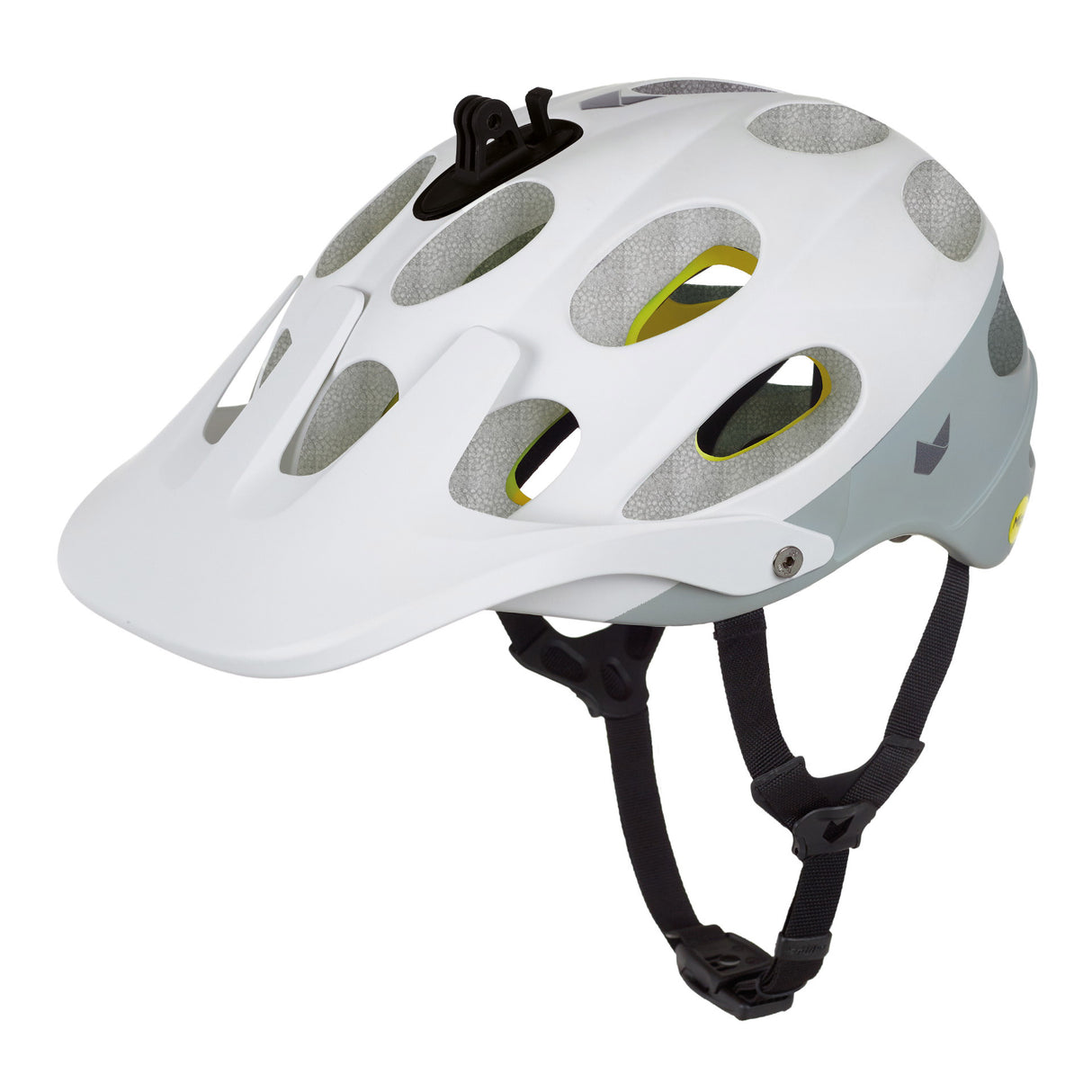 Buzaglo katze mtb Helmo Yelmo MIPS Größe L 60-61 cm Weiß grau