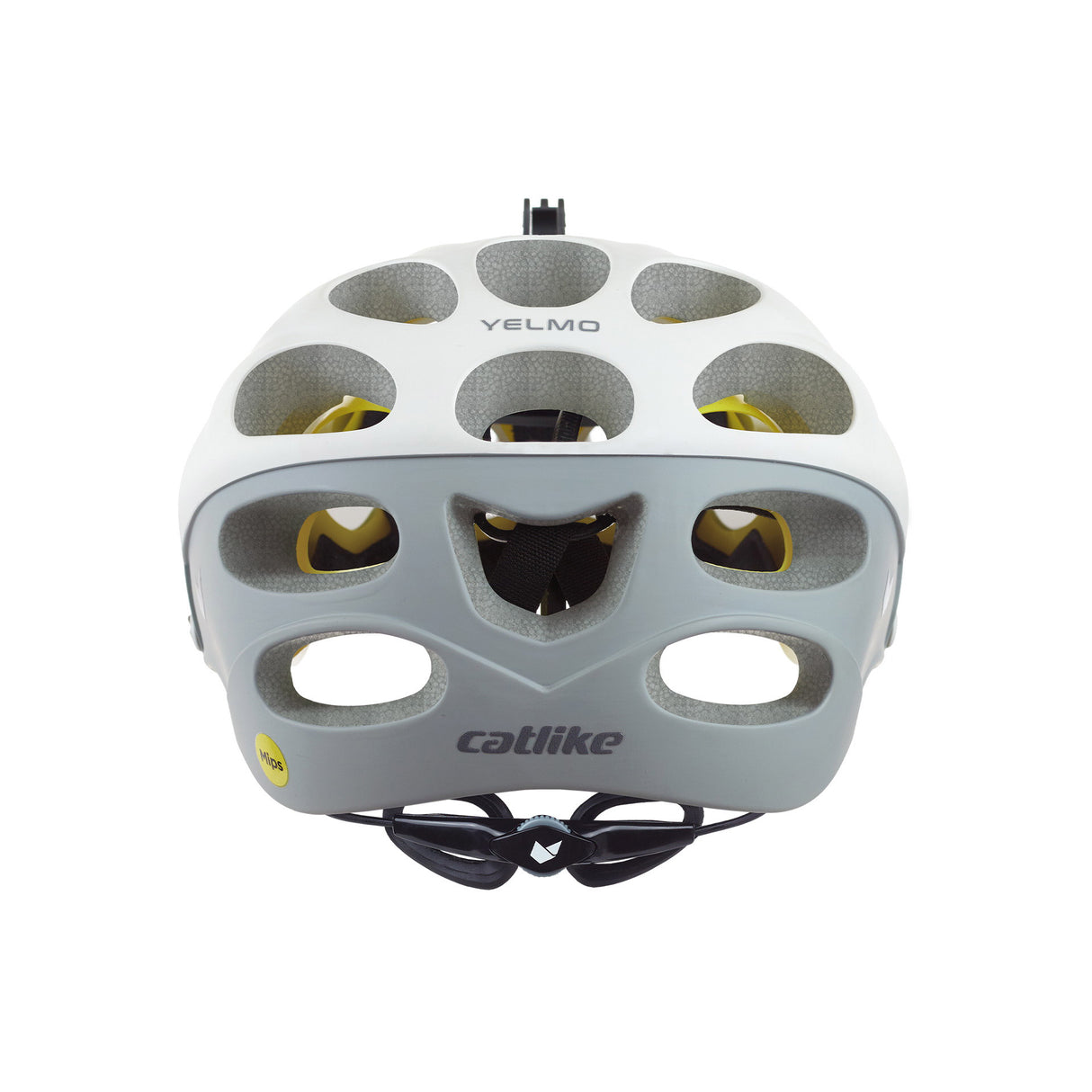Buzaglo katze mtb Helmo Yelmo MIPS Größe L 60-61 cm Weiß grau