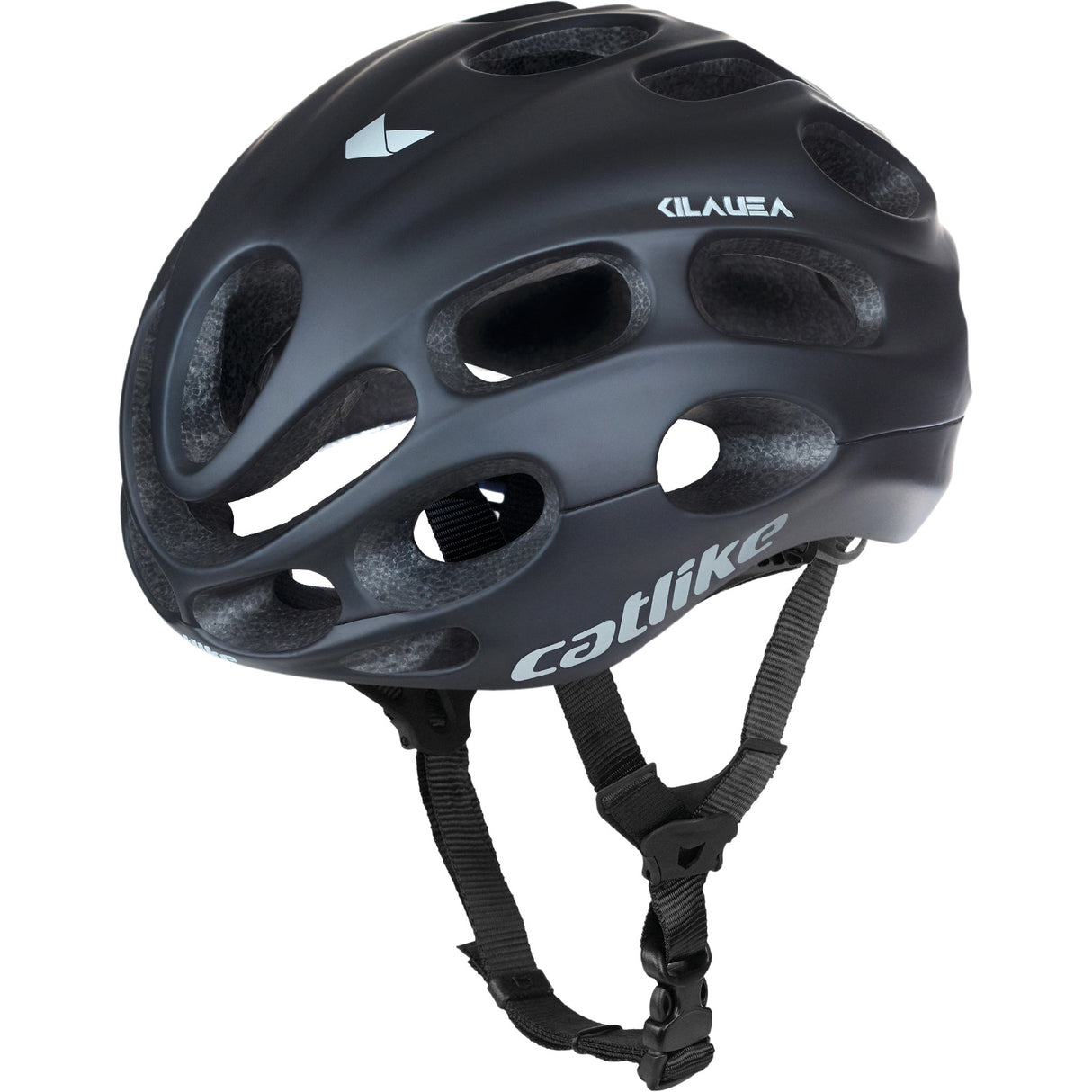 Katzenartiger Rennhelm Kilauea Größe S 52-54cm schwarz matt