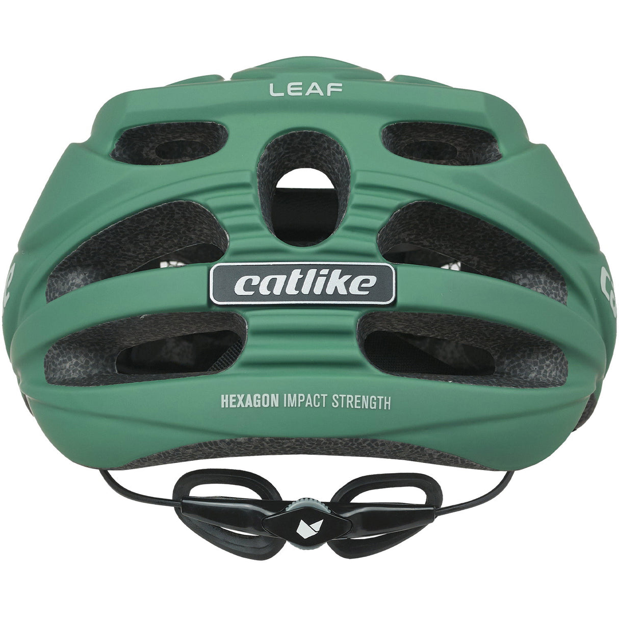 Katzenartiger MTB-Helm, Blattgröße L, 58–60 cm, frostige Fichte