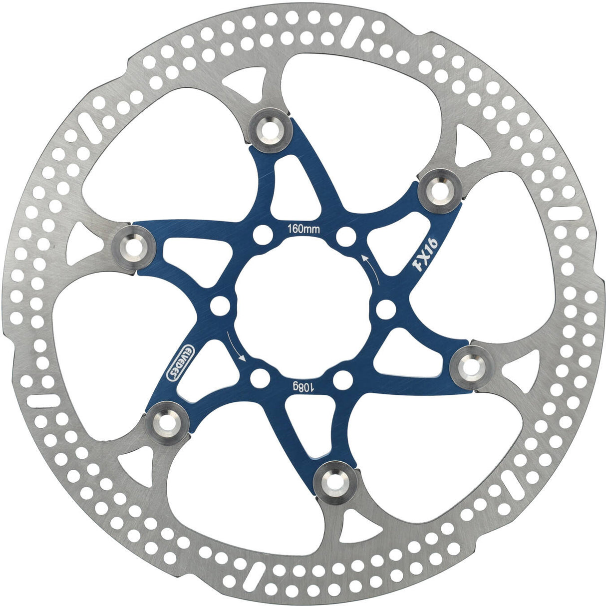 ELVEDEN Floating Rotor 160 mm 108 g 6 Löcher+BOUT BLW 2015147