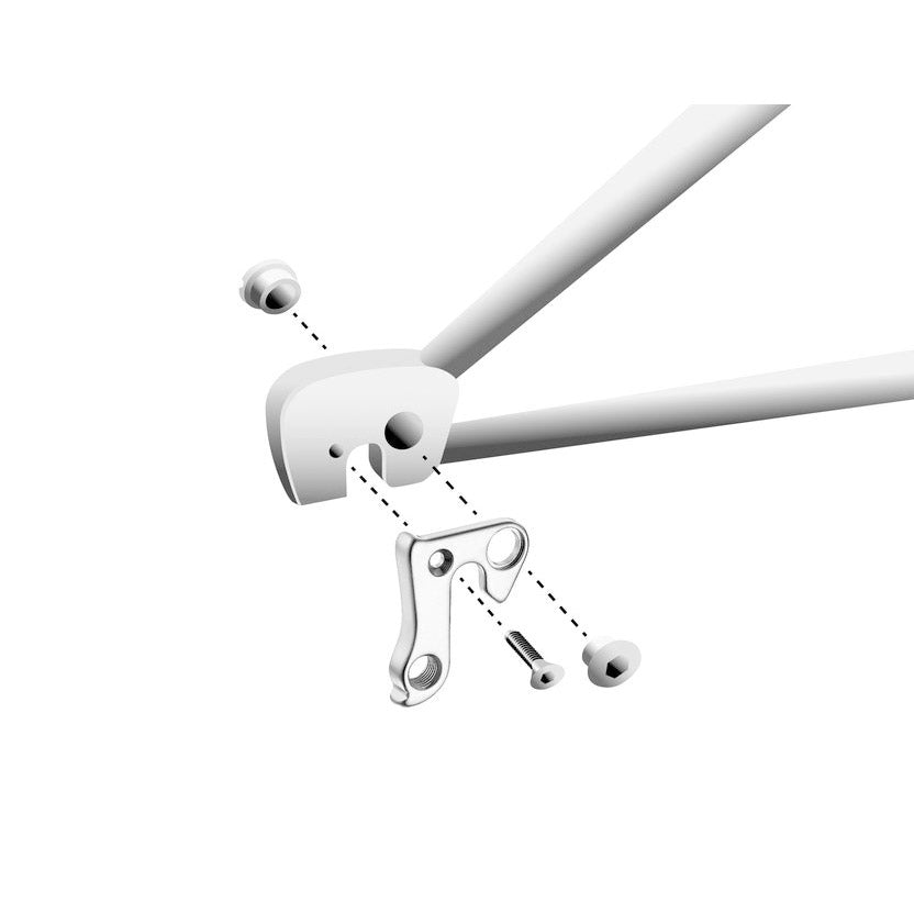 Union Maeilleurpad GH-128 mit Schraubenset M8x0.75 +M4x0.7