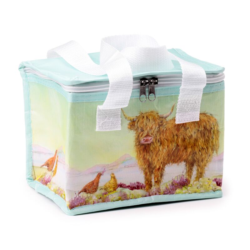 Jan Pashley Highland Cow Rpet nachhaltige Kühltasche Lunchtasche