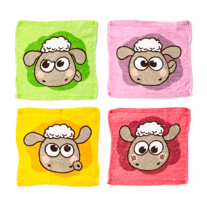 Kawaii Shaun das Schaf kompaktes Reisehandtuch