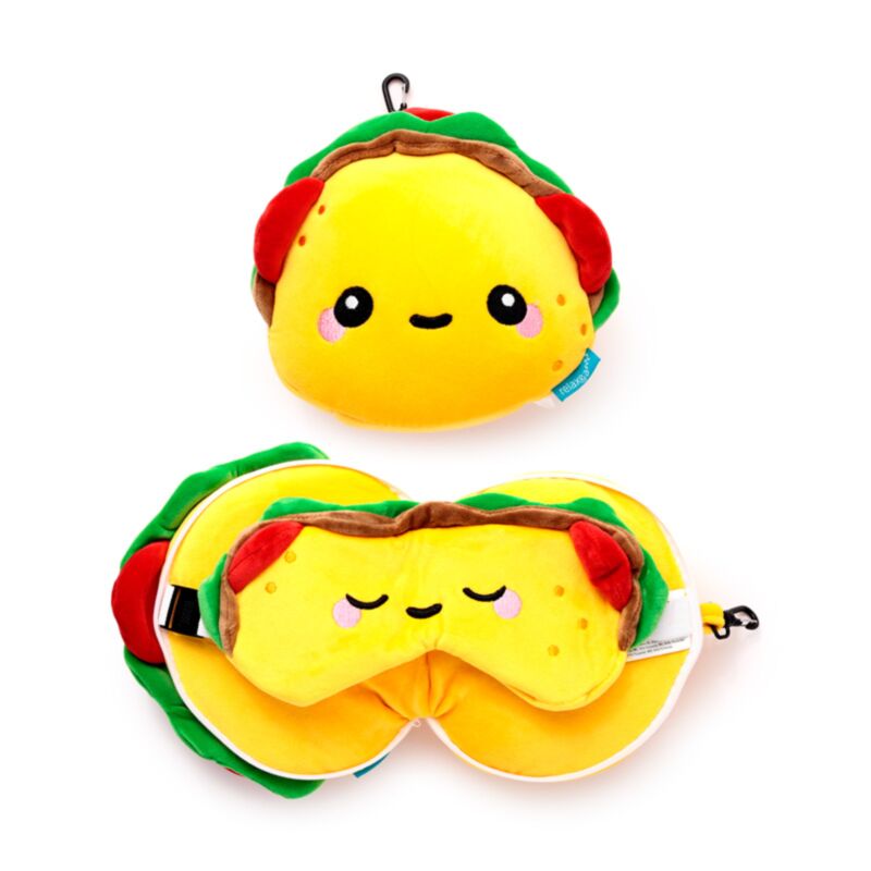 Relaxeazzz foodiemals Frida de Taco Reisekissen-Schlafmaske