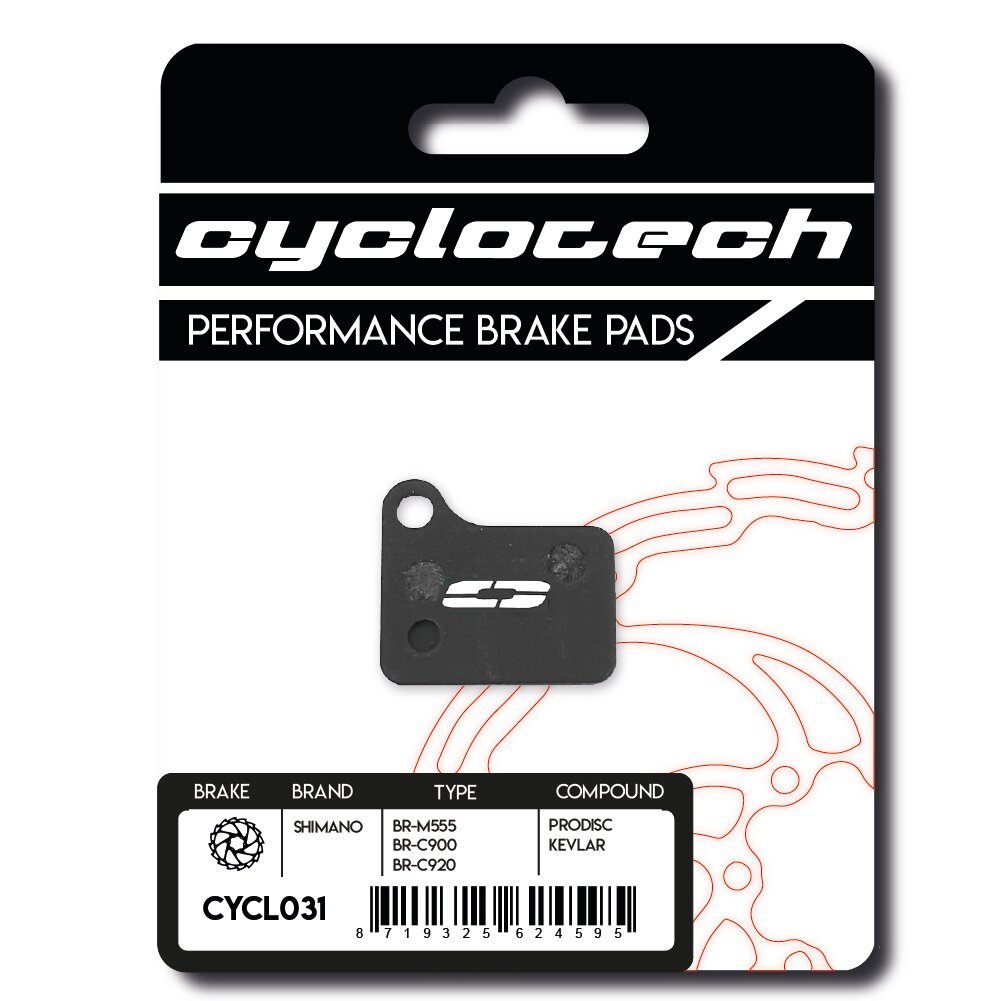 Cyclo tech schijfremblok prodisc kevlar shimano deo br-m555
