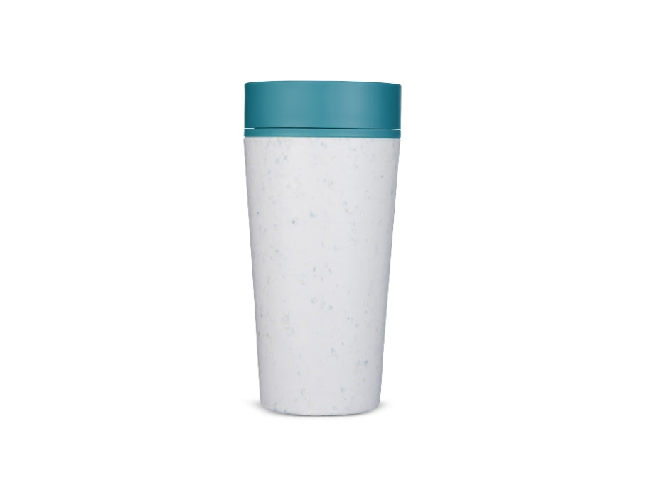 Circular Co. Kaffeetasse - runde Tasse - graugrün - 340 ml