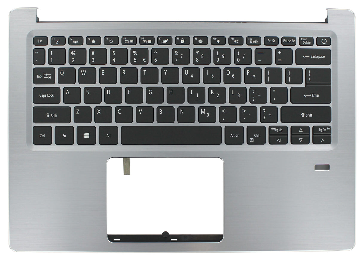 Acer Laptop -Tastatur QWERTY Us + Top Cover - Silber