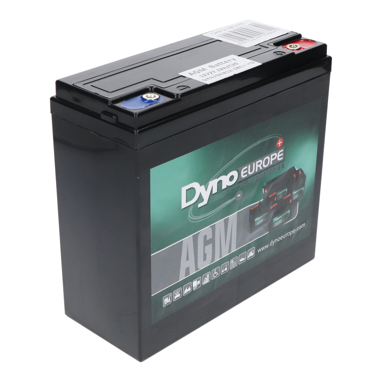 Dyno Europe Dyno Blei-Säure-Batterie 12 V 27,2 Ah