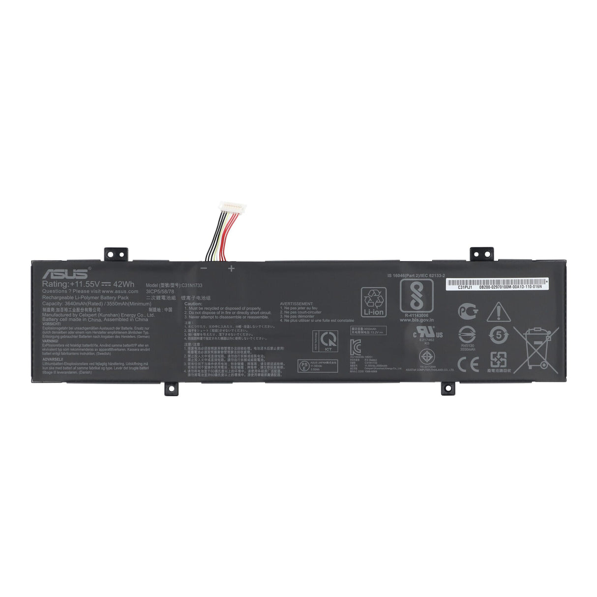 Asus Laptop Batterie 3550 mAh