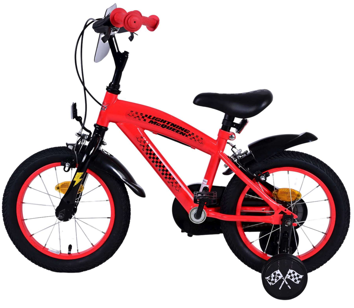 Disney Disney Children's Bike Boys 14 Zoll rote zwei Handbremsen