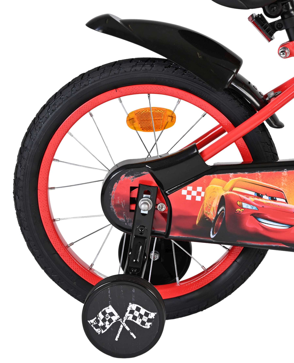 Disney Autos Disney Cars Kinderfahrrad – Jungen – 16 Zoll – Rot