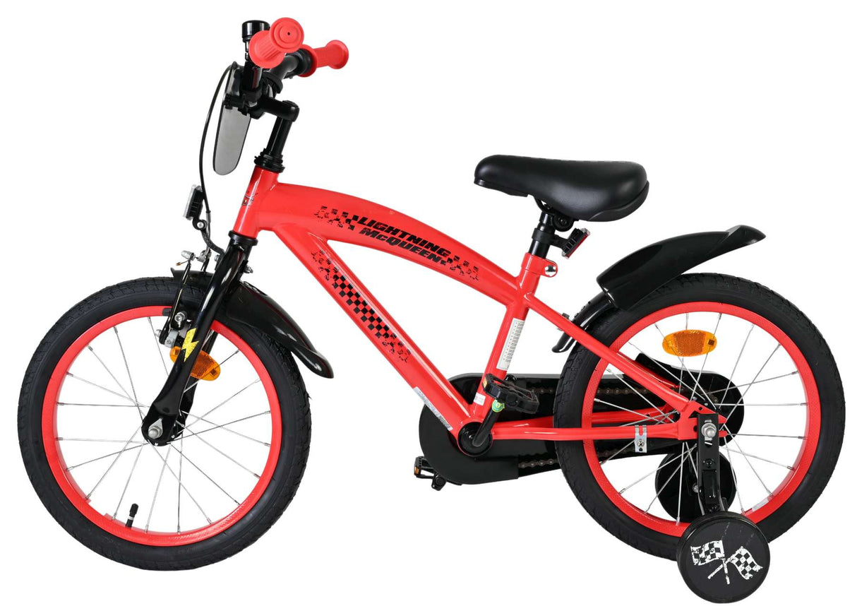 Disney Autos Disney Cars Kinderfahrrad – Jungen – 16 Zoll – Rot