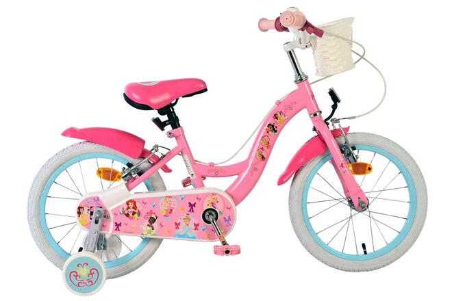 Disney Princess Disney Princess Kinderfahrrad – Mädchen – 16 Zoll – Pink – zwei Handbremsen