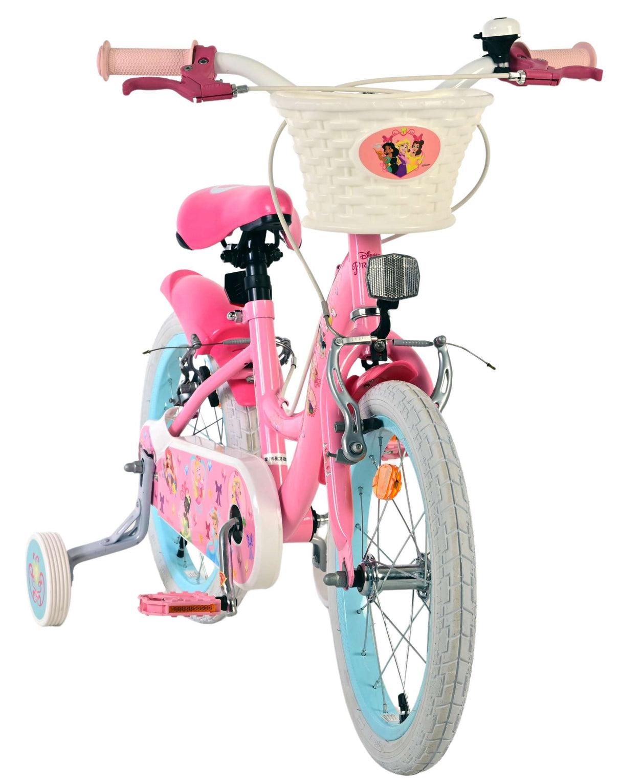 Disney Princess Disney Princess Kinderfahrrad – Mädchen – 16 Zoll – Pink – zwei Handbremsen