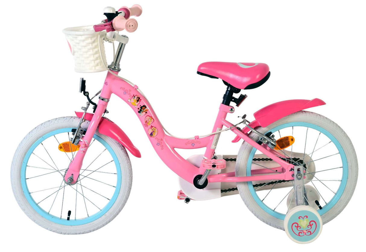 Disney Princess Disney Princess Kinderfahrrad – Mädchen – 16 Zoll – Pink – zwei Handbremsen