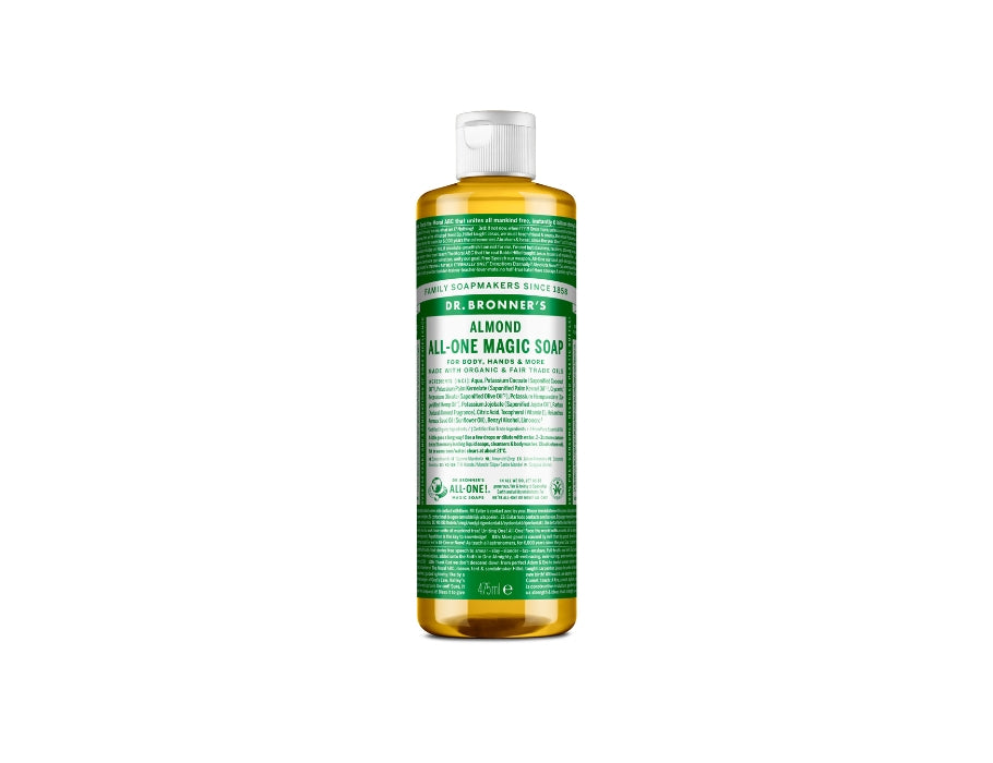 Dr. Bronner's Flüssigseife – reines Kastilien – Mandel – 475 ml