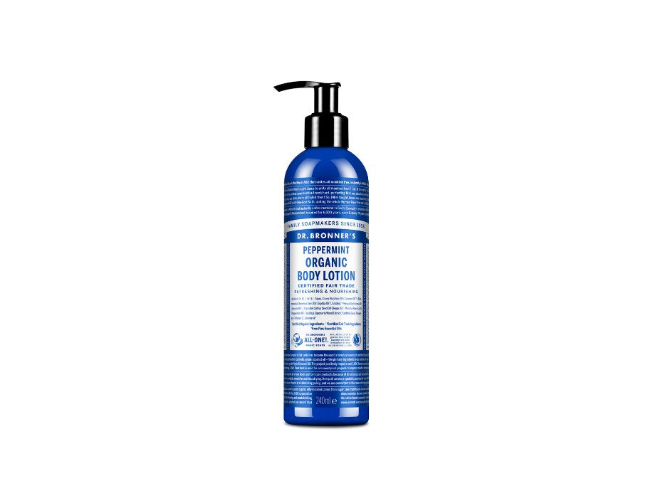Dr. Bronner's Körperlotion – Pfefferminze – 240 ml
