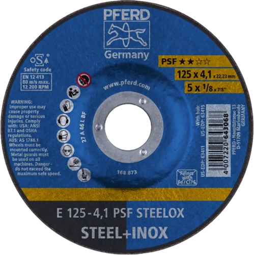 Pferd ABS Edelstahl A24 125-4 Rohr | 10 Stück