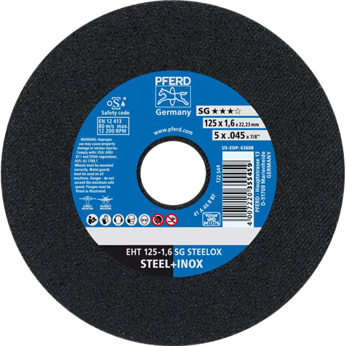 Pferd dss stahl a30 125-1,6 | 25 Stück