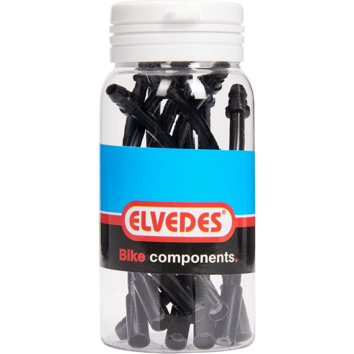 Elvedes V-Brake-Kabelbogen 90 5 mm Edelstahl schwarz (10x) elv2018061