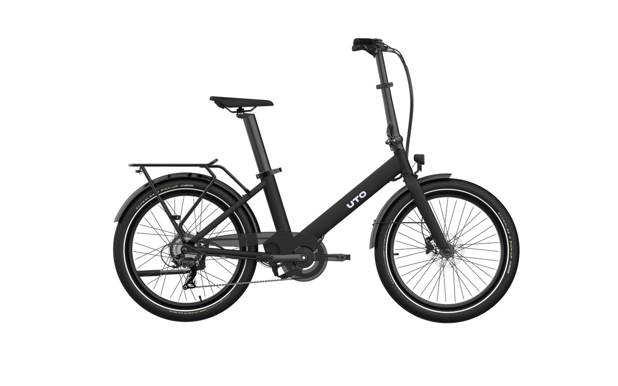 Uto elektrisches Kompaktfahrrad OG24 V1 schwarz