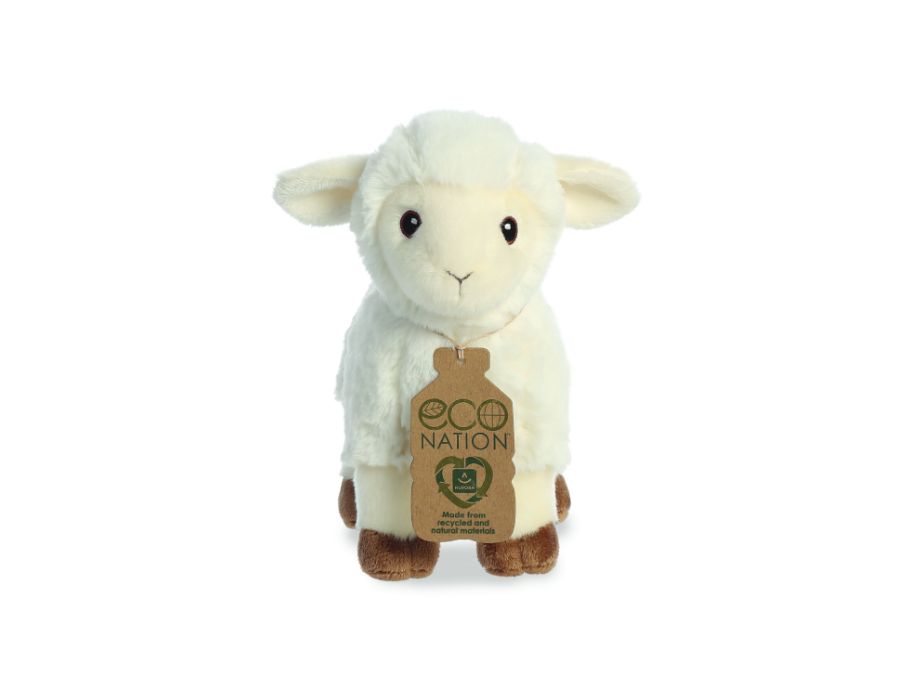 Eco Nation Plüsch-Kuscheltier - Lamm - 20 cm