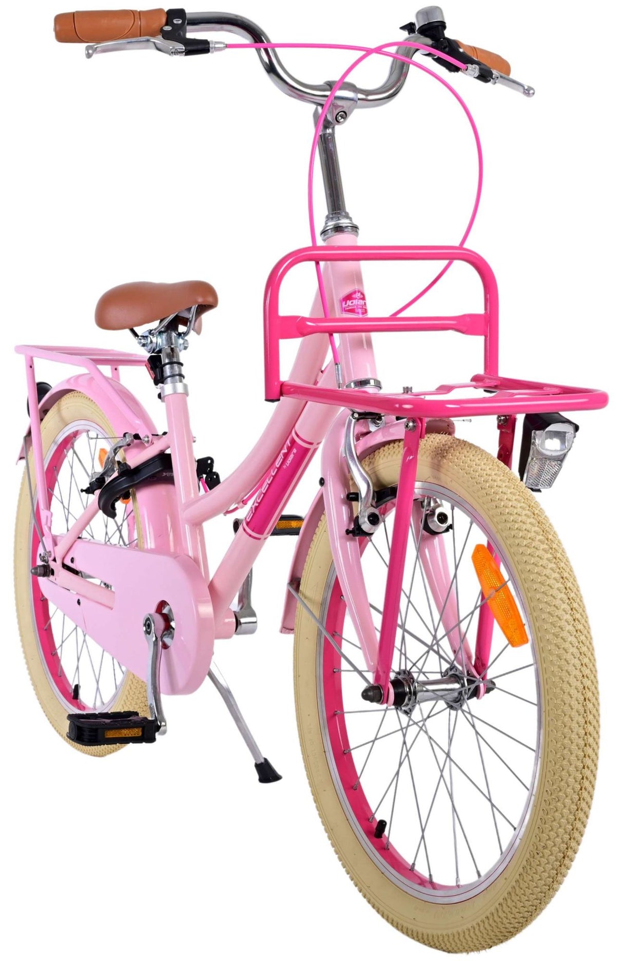 Volare Volare Kinderfahrrad Mädchen 20 Zoll Rosa Zwei Handbremsen