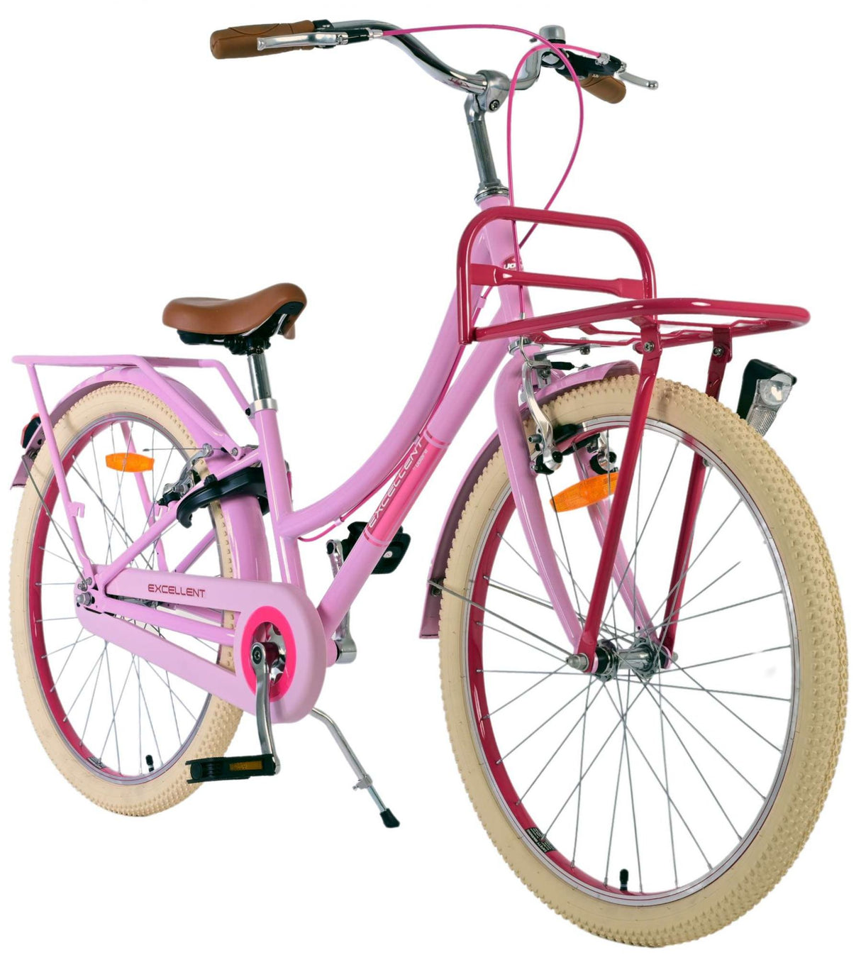 Volare Volare Kinderfahrrad Mädchen 24 Zoll PinkZwei Handbremsen