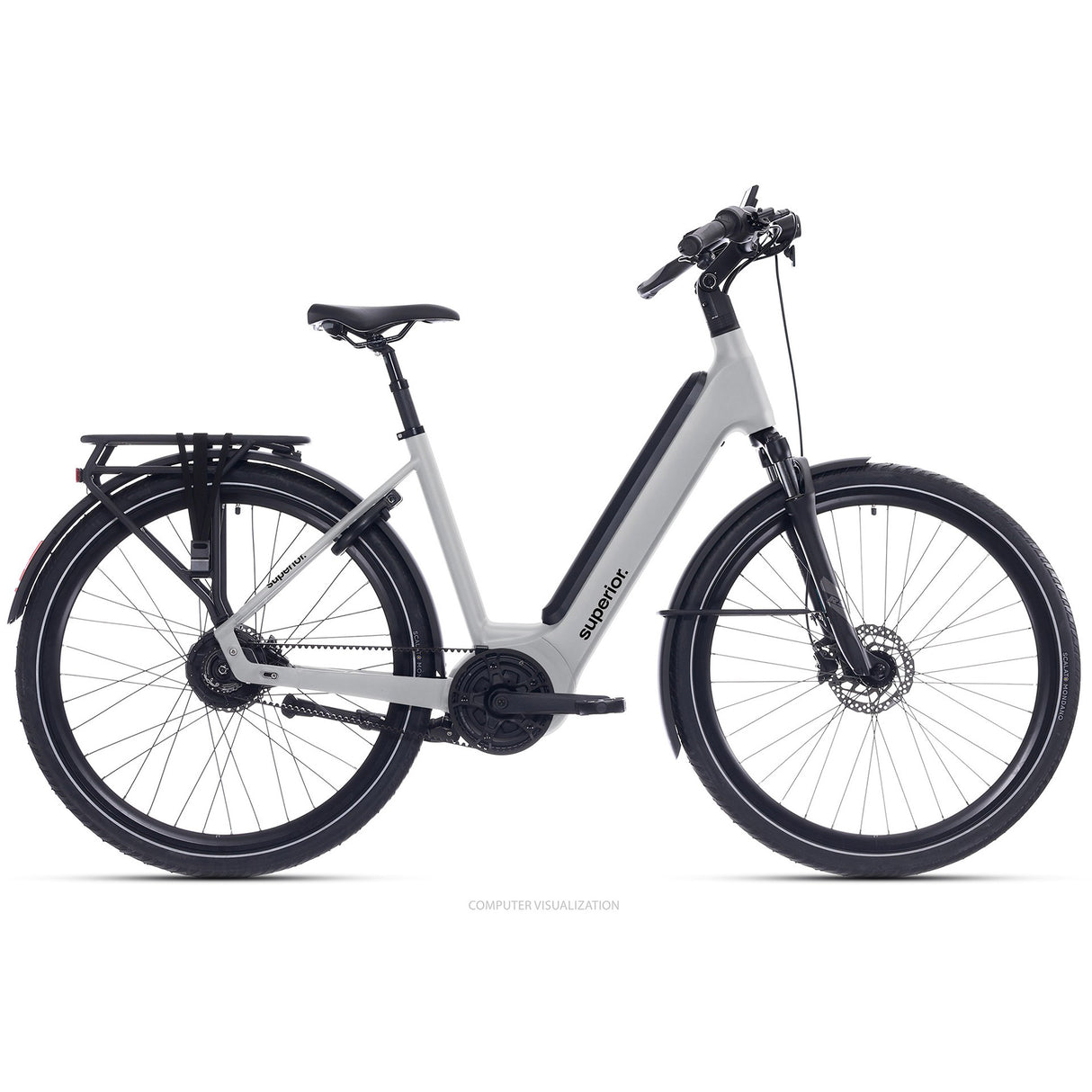 Superior e-tour eway 6,5 mik 700cx58cm glänzend grau