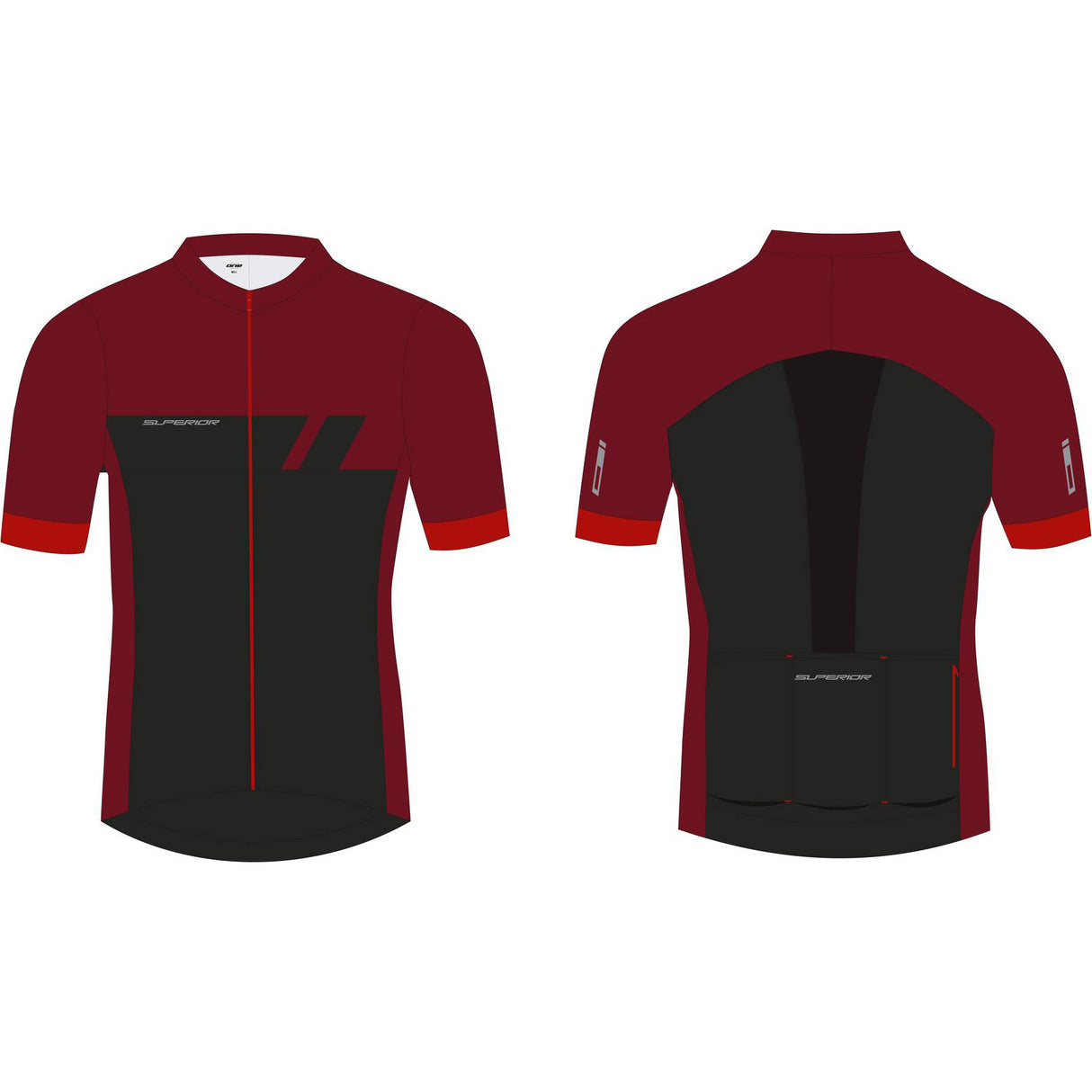 Hochwertiges MTB-Trikot für Herren, Größe XXL, tibetisches Rot