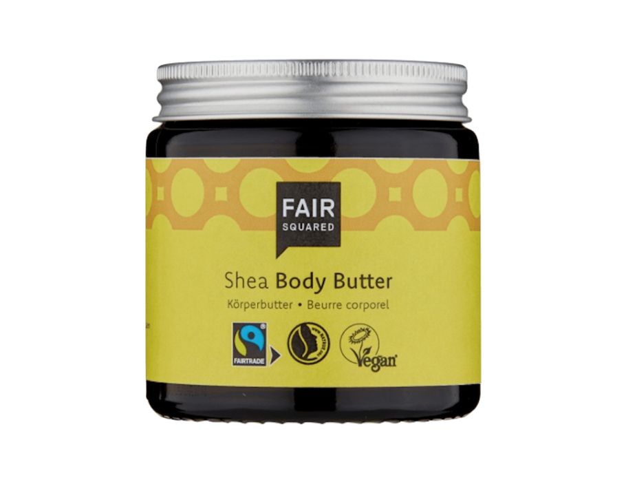 Faire quadratische Körperbutter Shea 100 ml