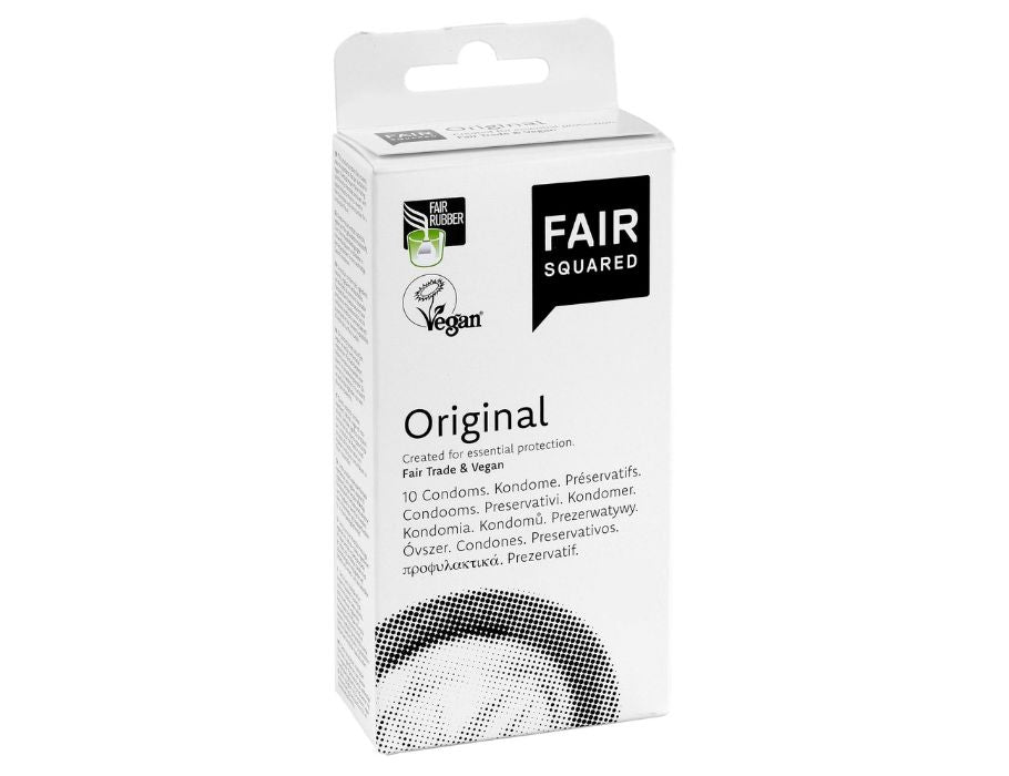 Faire quadratische Kondome Original 10 Stück