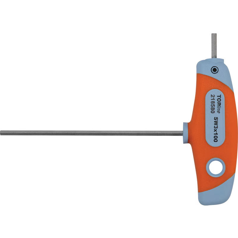 Berner T-Inbusschlüssel topline sw 3mm x 100mm orange