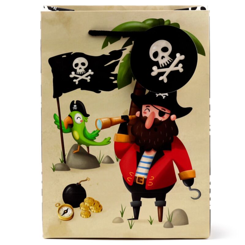 Jolly Rogers Pirates – Geschenktüte mittelgroß