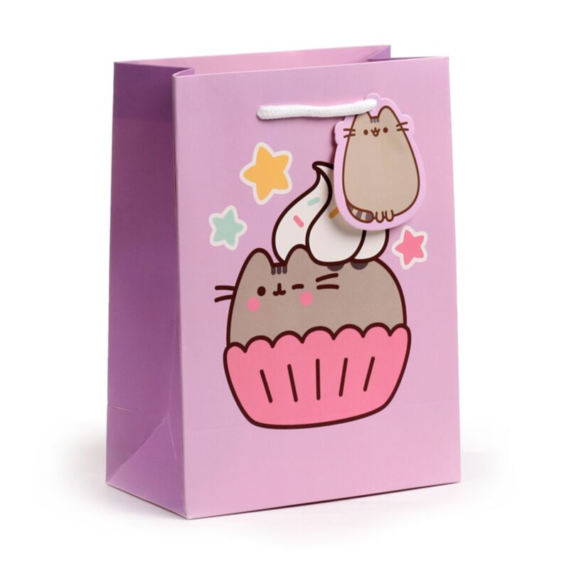 Pusheen die Katze Cupcake – Geschenktüte mittelgroß