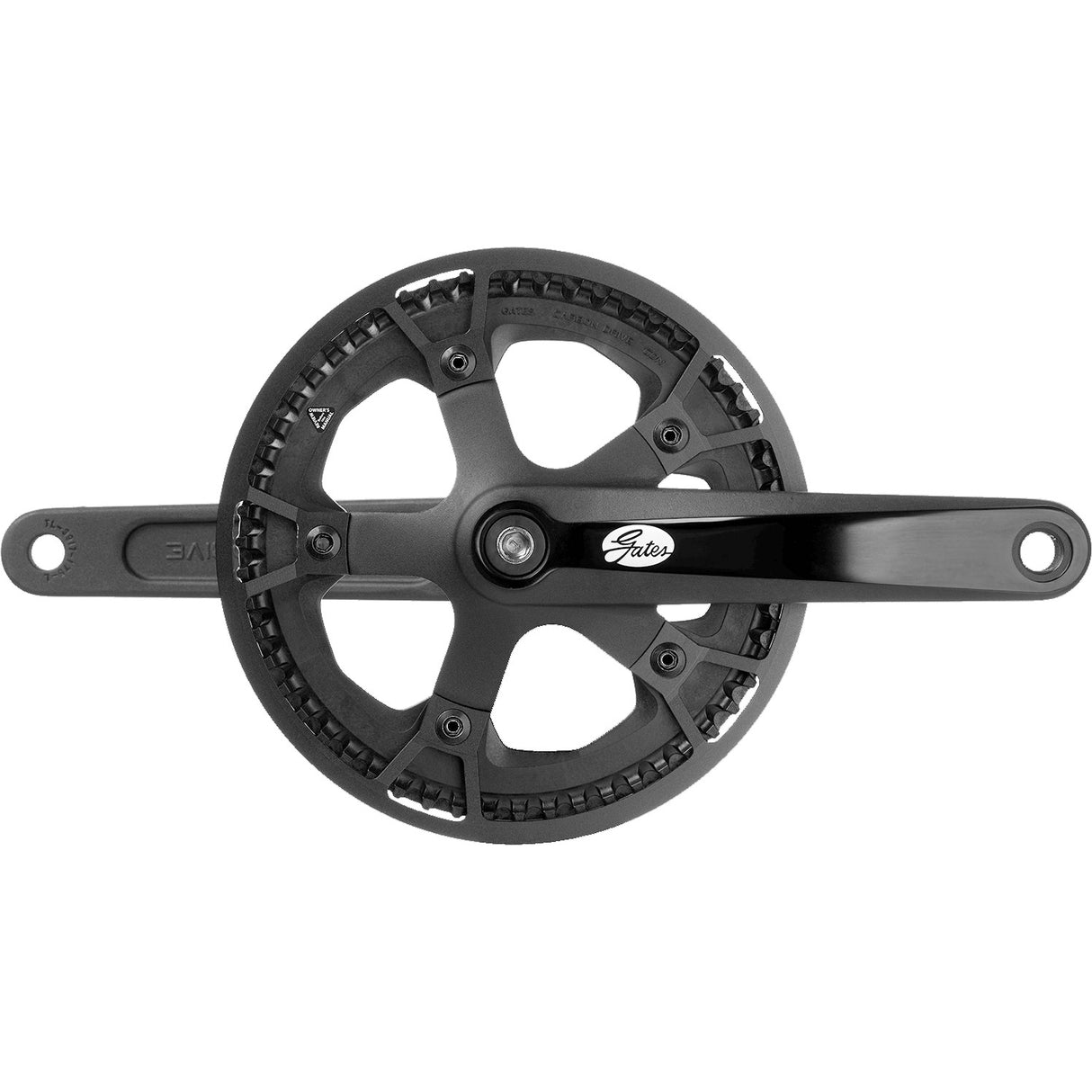 Gates Kurbelgarnitur CDN S250 55t 175mm Metallschutzkante schwarz.
