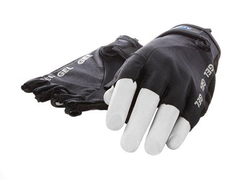 Mirage Lycra Handschuh Größe XL Gel Schwarzer Kurzfinger auf Karte