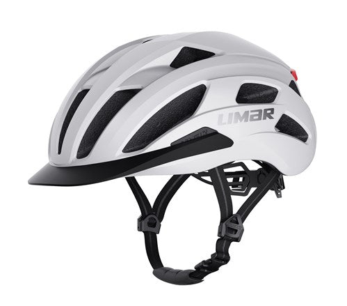 Limar Helm Torino M 53-57 mattweiß mit LED