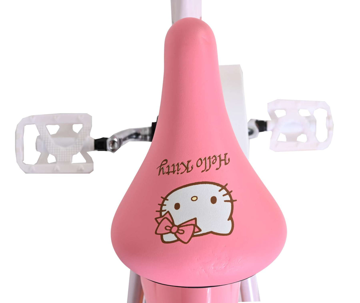 Hello kitty kinderfiets - meisjes - 14 inch - roze - twee handremmen