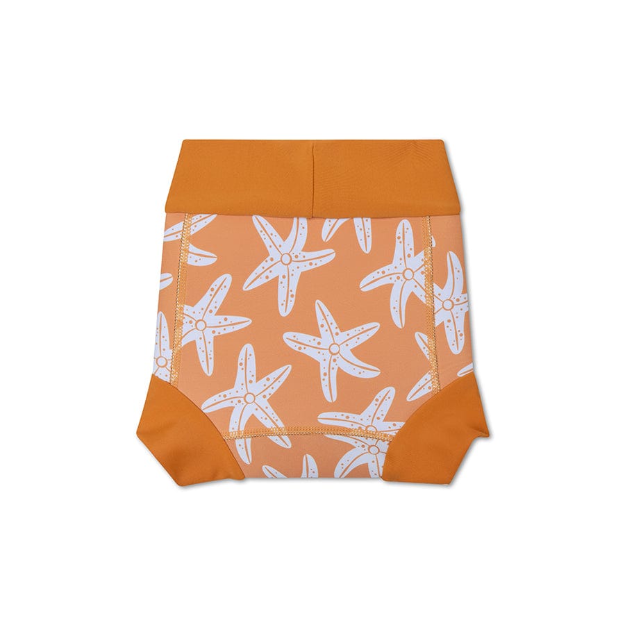 Seestern | Orange Schwimmwindel Neopren